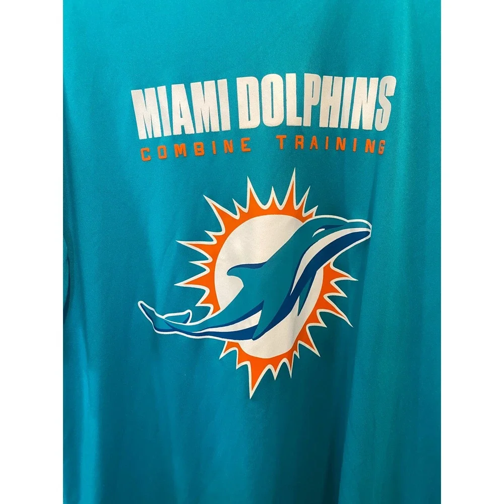 Miami‎ Dolphins Combine Training NFL Team Apparel T-Shirt Men's Size L